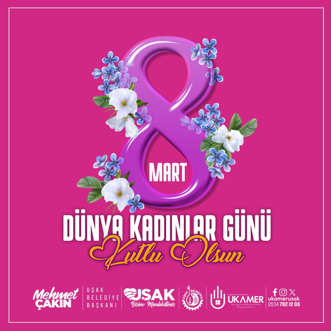 UkamerUsak's tweet photo. 🌸 Emekleri, sevgileri ve fedakarlıklarıyla dünyamızı güzelleştiren, bizler için bir gün değil her gün özel olan tüm kadınlarımızın 8 Mart Dünya Kadınlar Günü’nü kutlarız.

Kadın Koordinasyon Merkezi olarak şehrimizdeki tüm kadınların hayatlarına değer katmaya devam edeceğiz. https://t.co/kMNSThRlxH