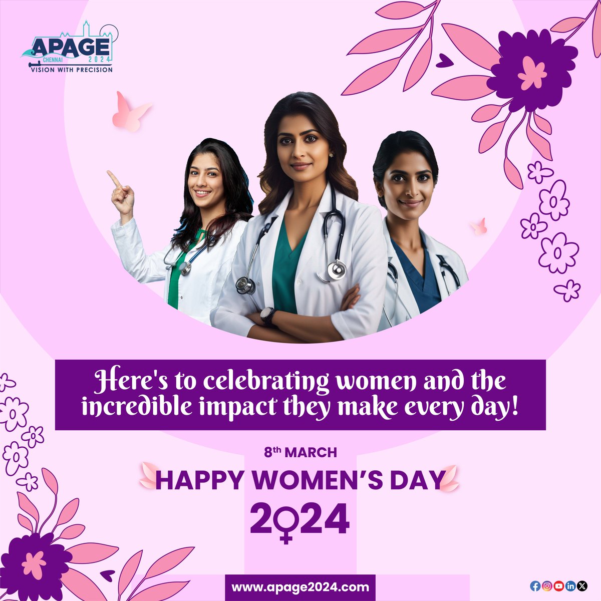 Empowering Women in White Coats: Celebrating the Healing Hands and Brilliant Minds of our Doctor Queens on International Women's Day! 💉🌸
#WomenInMedicine #HeForSheInHealthcare #womensday2024

#chennai #medicalstudent #gynocologist #medicalevent #medicalconference #doctors
