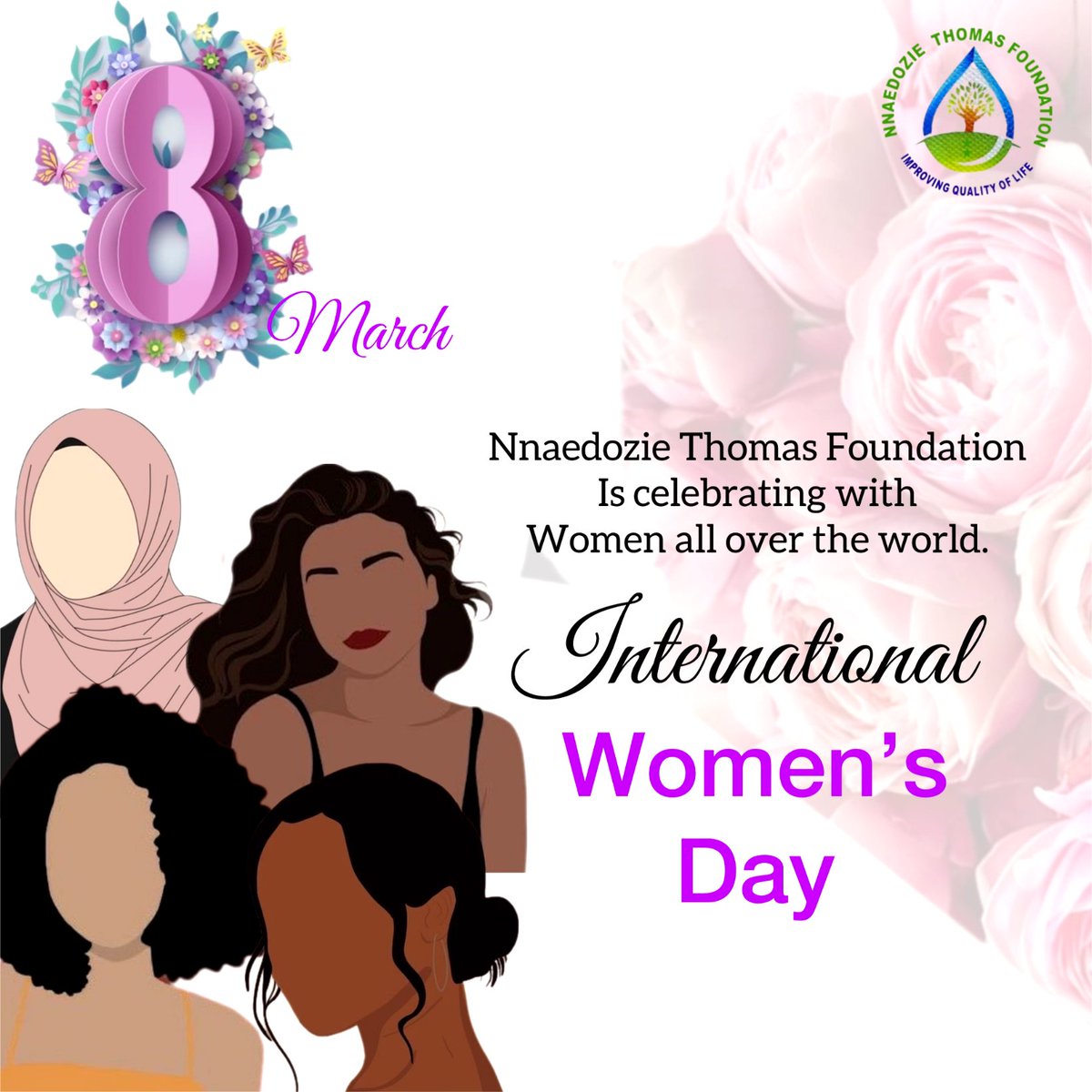 NnaedozieF's tweet photo. On behalf of the Nnaedozie Thomas Foundation, we extend our warmest wishes to all the extraordinary women around the world on this International Women's Day! #ntf #onelove #BreakTheBias #IWD2024 #nnaedoziethomasfoundation https://t.co/sWn6fYJ8cF