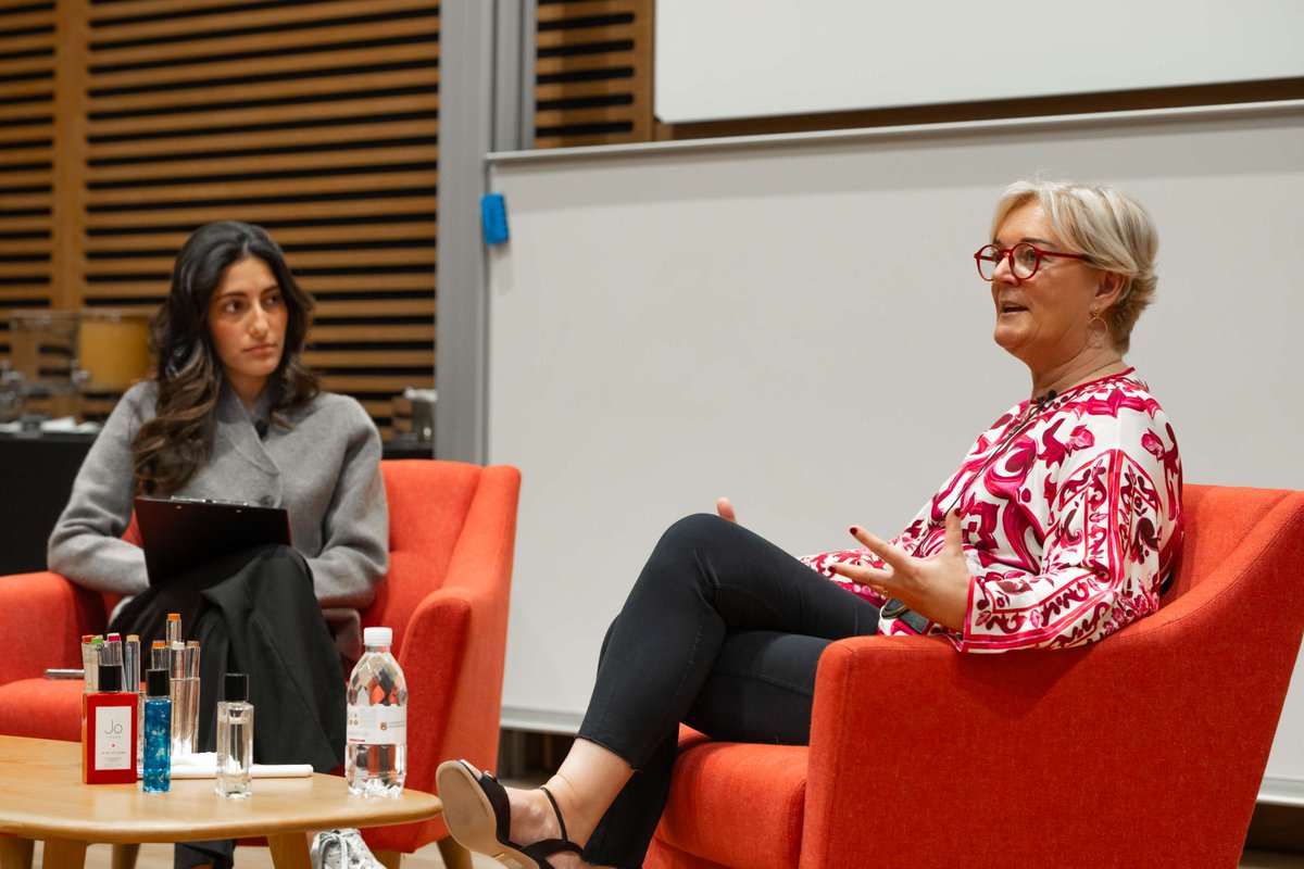 To celebrate International Women's day, we had the privilege of hosting Jo Malone CBE, a renowned entrepreneur. Jo's candid storytelling resonated with everyone present and inspired our students, many of whom are budding entrepreneurs themselves.