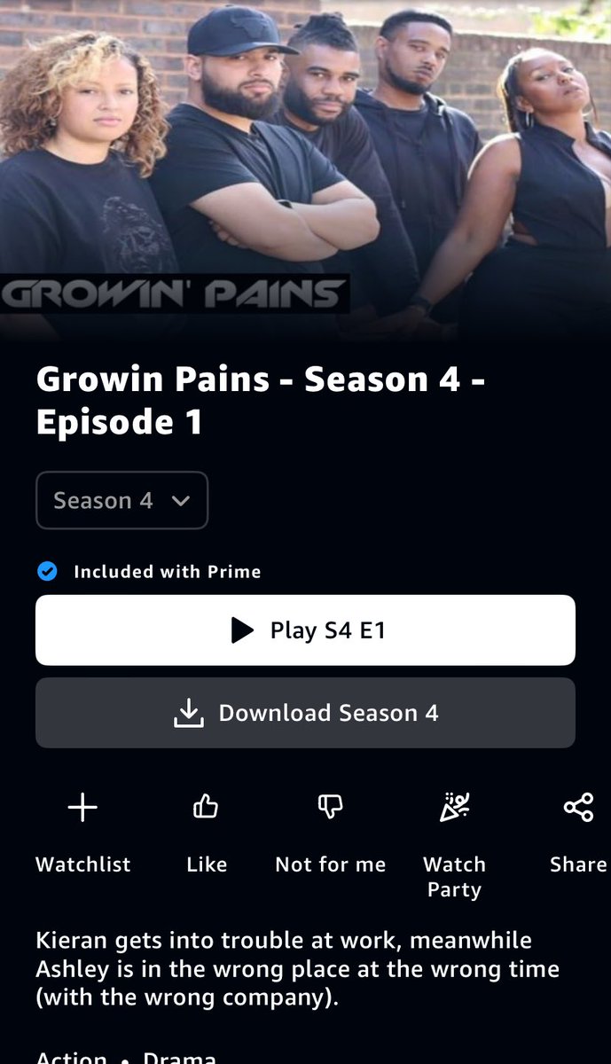 Filmmaker_Tash's tweet photo. GROWIN PAINS | SEASON 4 | STREAMING ON @primevideouk NOW! @GrowinPainsWeb 🎥 https://t.co/zDeW5OIR5V