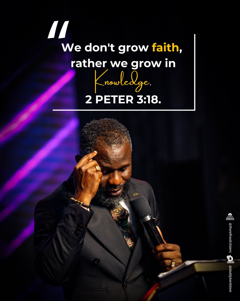 daddykenbitere's tweet photo. But grow in the grace and knowledge of our Lord and Savior Jesus Christ. To him be the glory both now and to the day of ueternity. Amen.
2Peter 3:18
#dkmi #daddyken #trepa #refined #tuesday #gospel https://t.co/0jOewD2Zzo