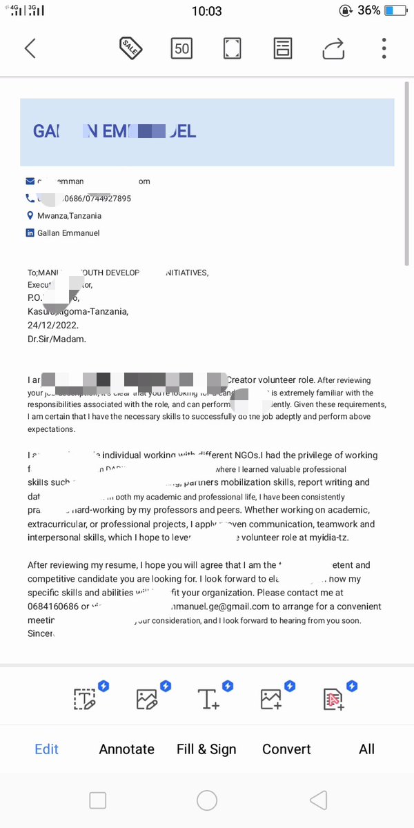 Mfano wa cover letter 🔤 kama nilivyosema app hii pia inaweza kutengeneza barua https://t.co/SXIgNJUk...