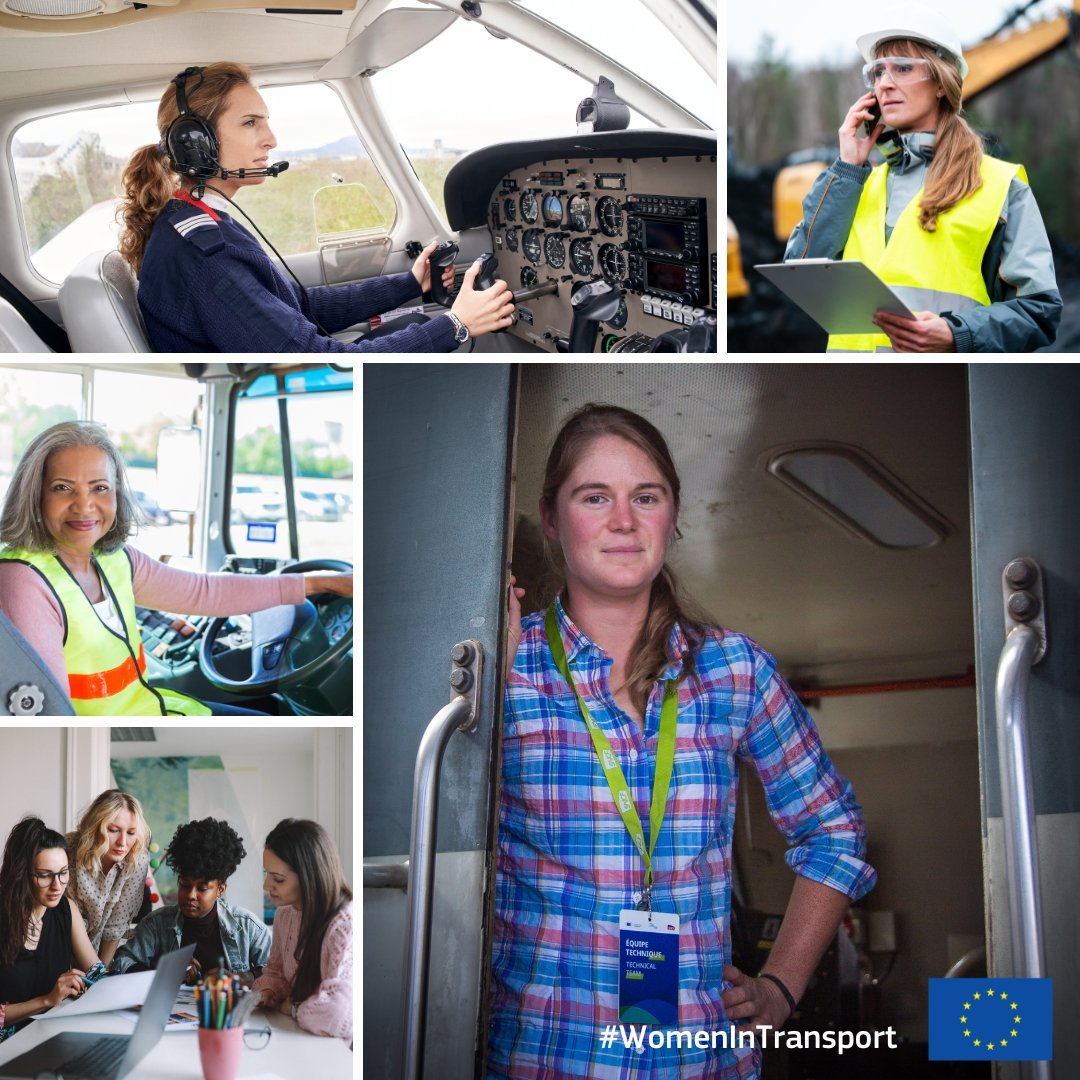 🌟On #InternationalWomensDay & all year, we recognise & support the incredible women powering our transport systems.

Keep on breaking barriers and paving the way for a more inclusive future of transport!

#WomenInTransport #DiversityInTransport🚗✈️🚆

europa.eu/!cpBGDy