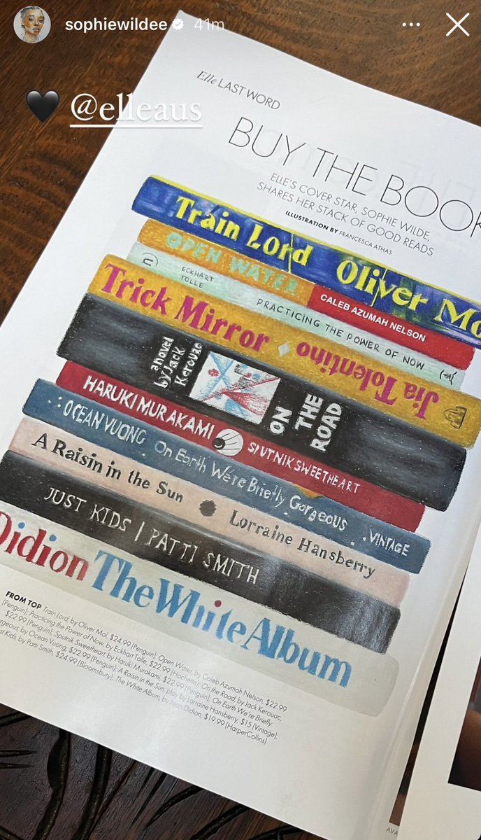 Thank you <a href="/ELLEaus/">ELLE Australia</a> and Sophie Wilde for featuring Train Lord in your good reads stack ❤️‍🔥

<a href="/MichaelJBooks/">Penguin Michael Joseph</a> 
<a href="/PenguinBooksAus/">Penguin Books Aus</a>