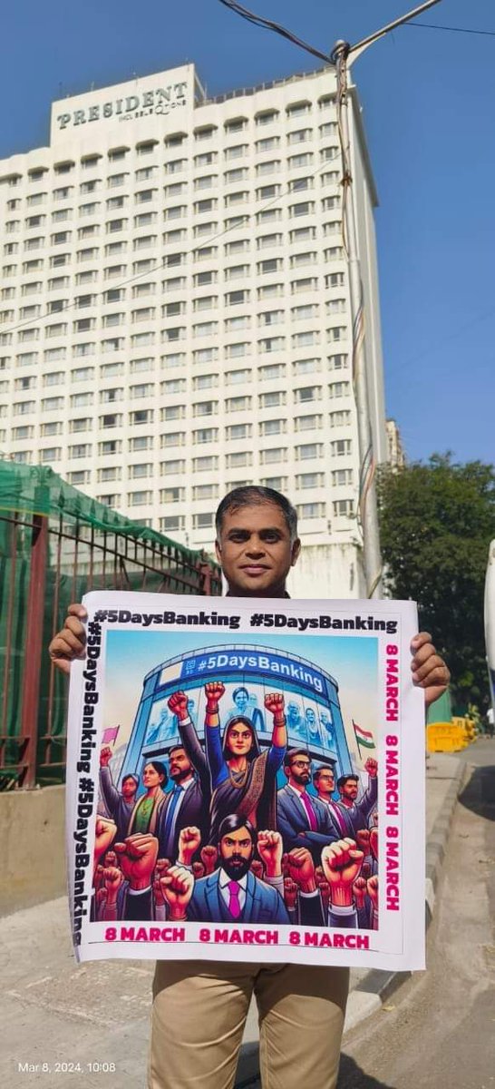 Rahul_Rj26's tweet photo. Bankers Need Work Life Balance

We Need #5DaysBanking

#Bankers 
#AIBEA https://t.co/REGhp4cRGE