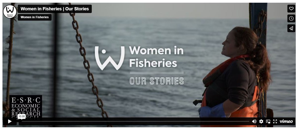 🫶🌊🦀Happy International Women's Day to all the #womeninfisheries working on land and at sea! Thank you for inspiring us and driving a more inclusive #seafood industry across the UK. Take a well-earned break today and listen to #ourstories for #IWD2024: bit.ly/womeninfishsto…