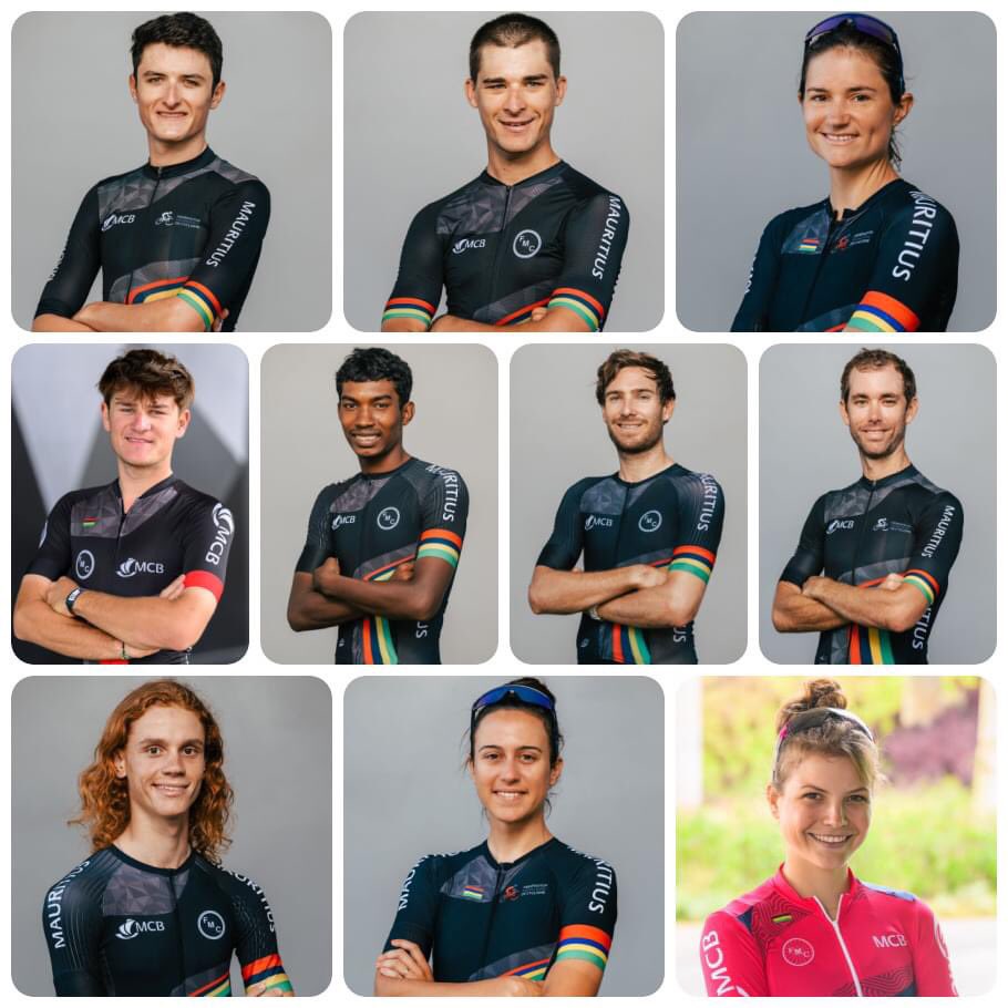 mufcfaan's tweet photo. Christopher Lagane, Alexandre Mayer, Aurélien de Comarmond, Hanson Matombé, Thibault d'Unienville, Gregory Mayer, Samuel Quevauvilliers, Aurélie Halbwachs-Lincoln, Raphaëlle Lamusse and Lucie Lagesse will be representing #Mauritius for the upcoming #AfricanGames2024 
#Manzrzot🇲🇺 https://t.co/AdNKmGf7As