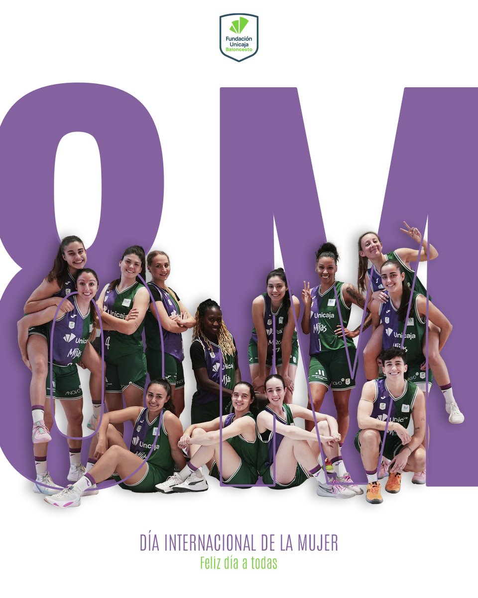 unicajaCB's tweet photo. 💜💜💜💜💜💜💜

#DíaDeLaMujer #DíaInternacionalDeLaMujer #8M2024 #8M #UnicajaJuntas https://t.co/MVGG5SC97N