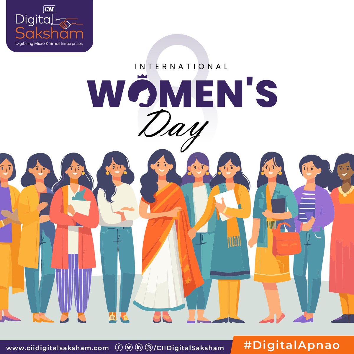 Wishing the women entrepreneurs a very Happy #InternationalWomensDay! We celebrate your remarkable contributions in the #MSME sector. 

#IWD2024 #WomensDay #InvestInWomen #WomenEmpowerment #GenderEquality #WomenLeadership #BalanceForBetter