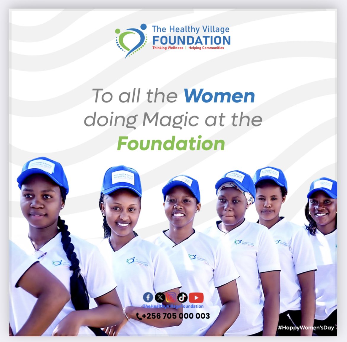 HealthyVillageU's tweet photo. For all the selfless service you offer to the Foundation and the Communities we serve; HAPPY WOMEN’S DAY👩‍⚕️🤝 https://t.co/KUp0D4xFfs