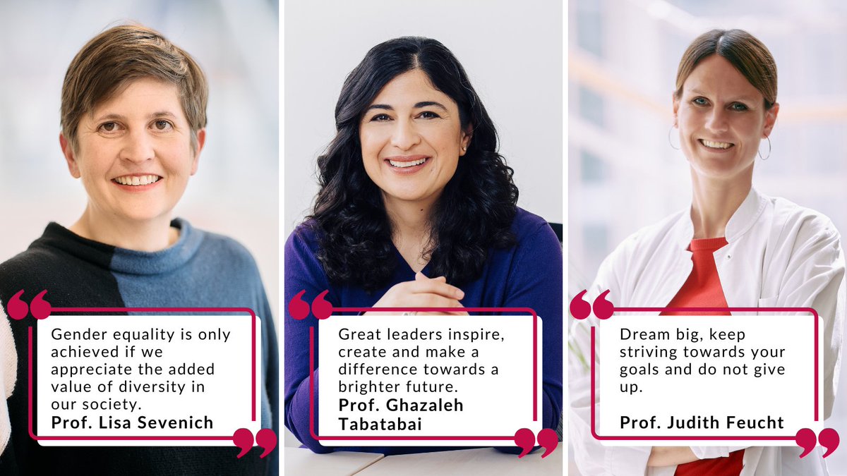 👩‍🔬👩‍⚕️On International @womensday we interviewed our members @Gh_Tabatabai, Judith Feucht (@TeamJJTueb) and Lisa Sevenich (@LabSevenich) on #gender #equality and what advice they can give young #women aiming at a #career in #science: medizin.uni-tuebingen.de/en-de/blog/pos…