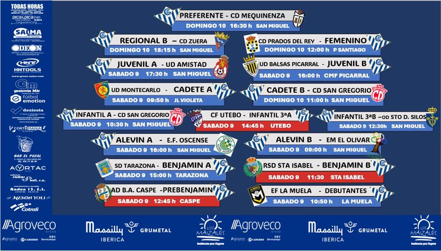 Horarios fin de semana