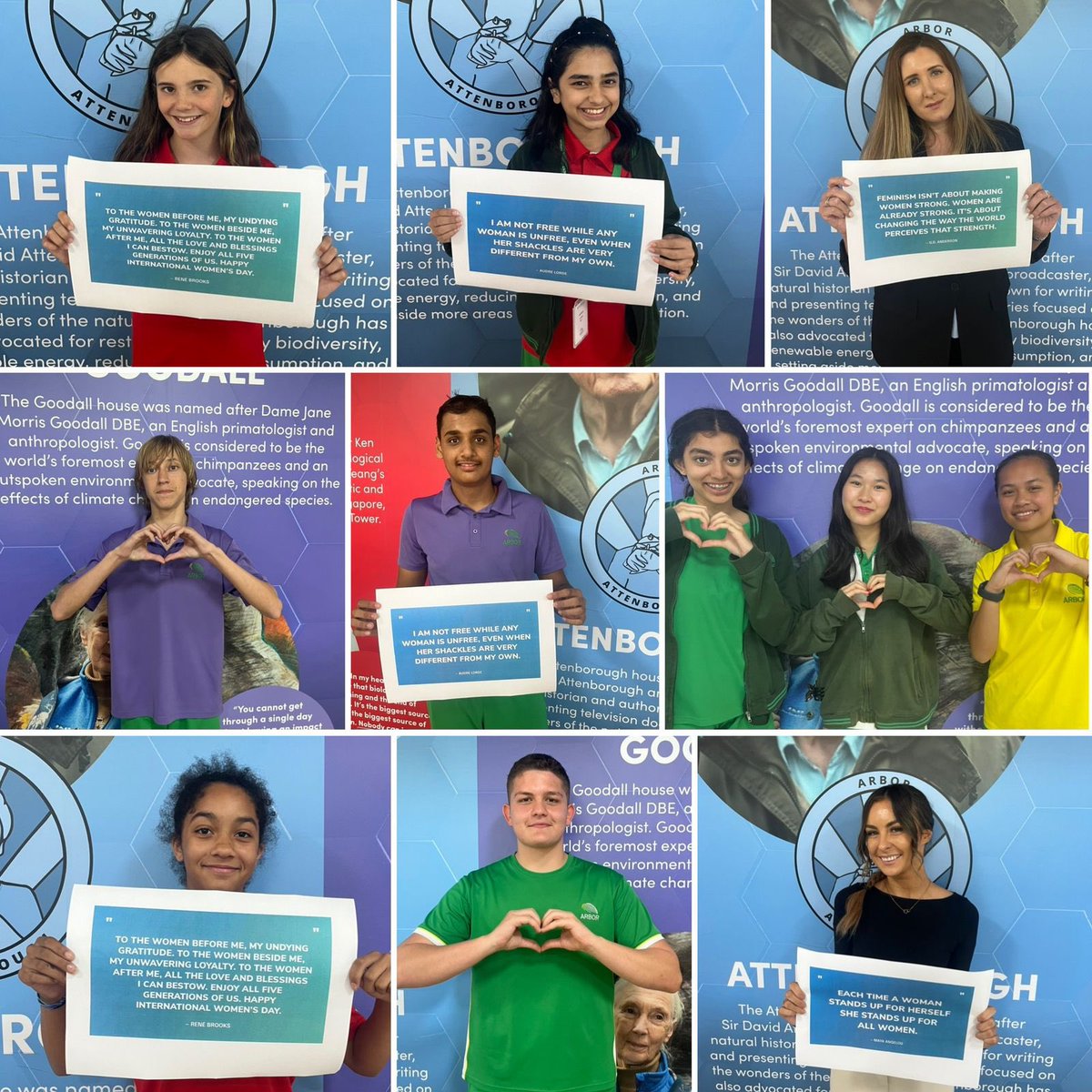 Arbor_Secondary's tweet photo. Happy International Women’s Day! Here’s to celebrating the incredible achievements, strength and resilience of women around the world. We will keep striving to break down barriers and shatter glass ceilings here @ArborSeniors #IWD24 https://t.co/aOKSJflUkf