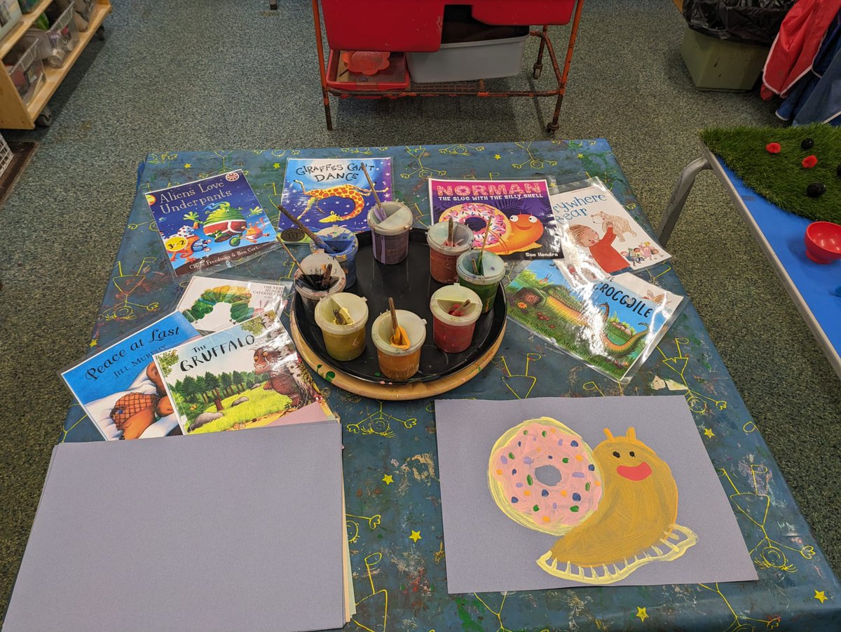 StPetersEYFS's tweet photo. Nursery staff have worked hard to get ready for world book day! They are looking forward to seeing all the wonderful costumes. #WorldBookDay #eyfs #books https://t.co/4c0C1qMkzn