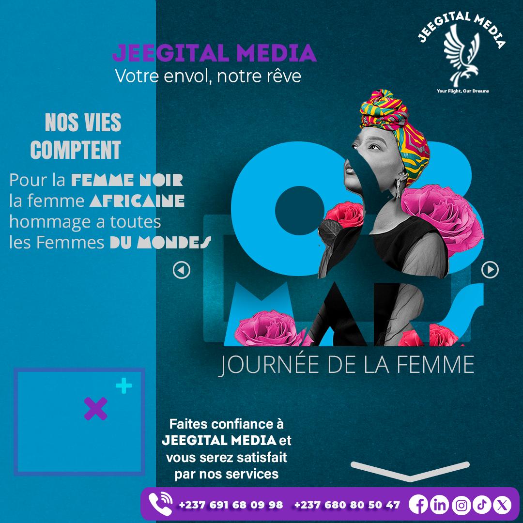 jeegitalmedia's tweet photo. Joyeuse journée internationale de la femme à toutes les femmes du monde !💝
Mesdames sentez vous honorées. 💝

l'équipe de Jeegital Media https://t.co/2NPwzP534S