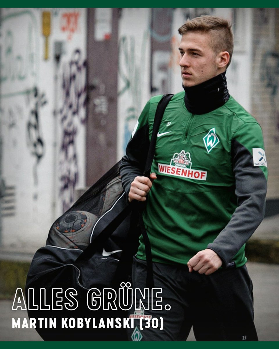 werderbremen's tweet photo. Unser zweites Geburtstagskind am heutigen Tag heißt: Martin #Kobylanski!💚
Er feierte mit dem SVW sein Bundesligadebüt!💪
Lass Dich feiern, lieber Martin! 🥳
#Werder https://t.co/eR66Q1G0E5
