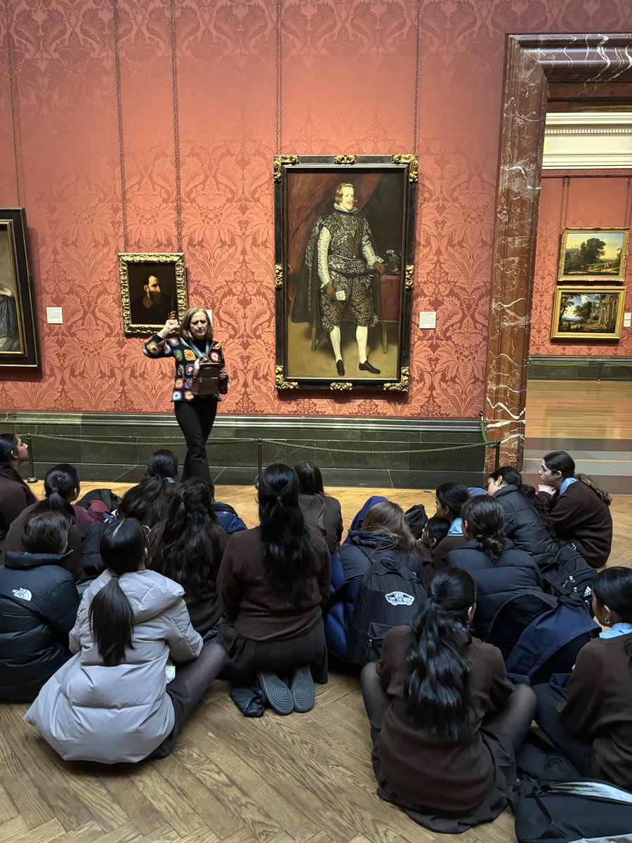 The Spanish Y10 students had a fascinating trip to ⁦<a href="/NationalGallery/">National Gallery</a>⁩ to learn about Spanish paintings. ⁦@NLCS1850⁩. This came on top of a Mexican restaurant experience for Y9, and next week’s conjugation competition!