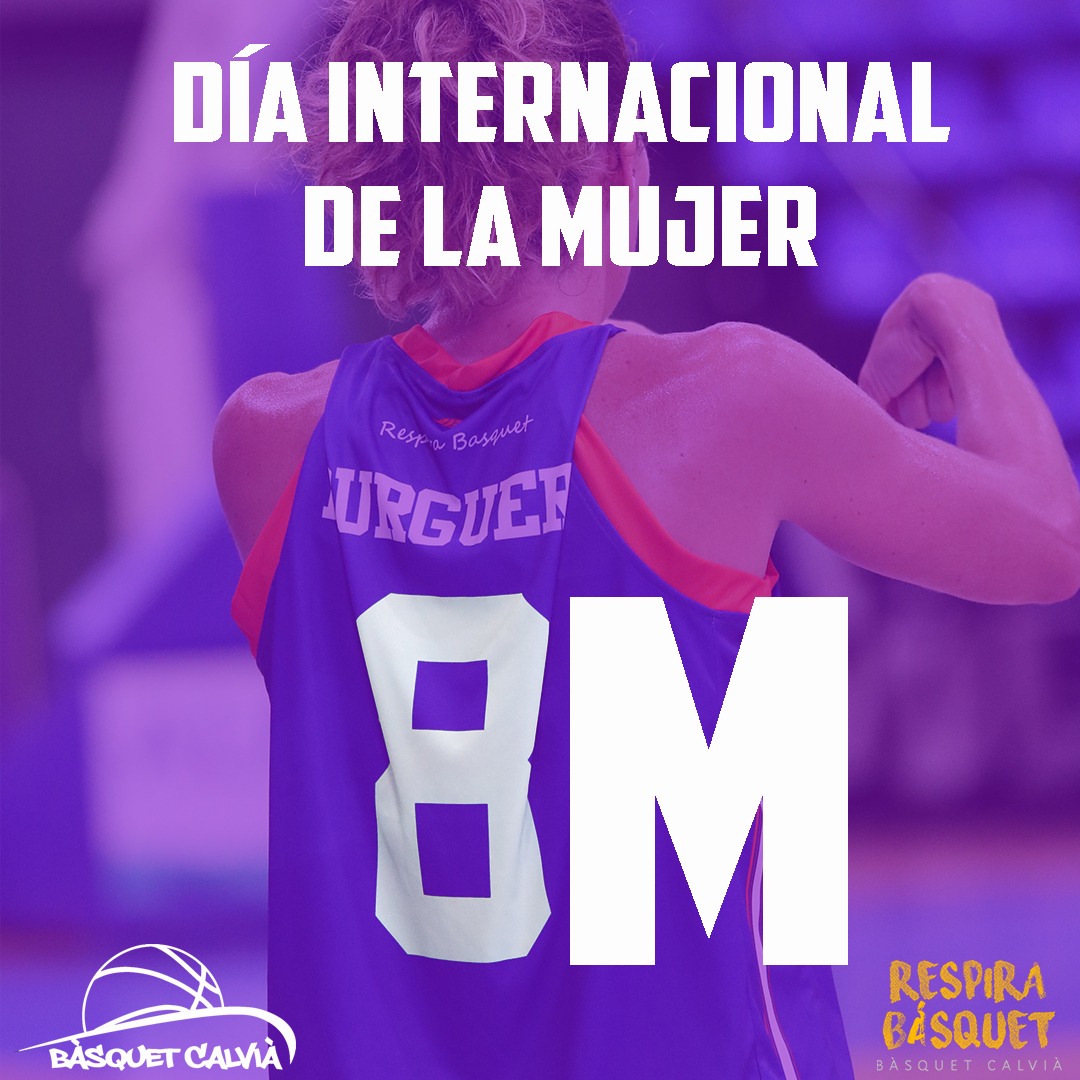 basquetcalvia's tweet photo. 🟣💪🏼✊🏼 Hoy y siempre

DÍA INTERNACIONAL DE LA MUJER

#respirabàsquet #JugamJunts https://t.co/9xgShJGRWZ