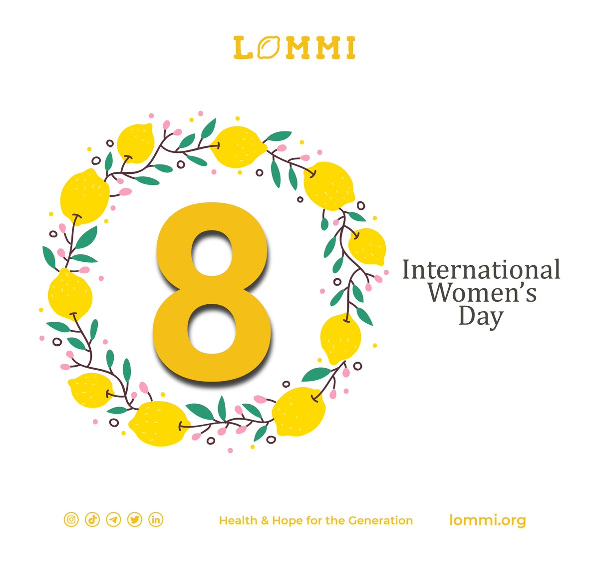 Happy Women's Day!
March 8

🍋 🍋 🍋
lommi.org