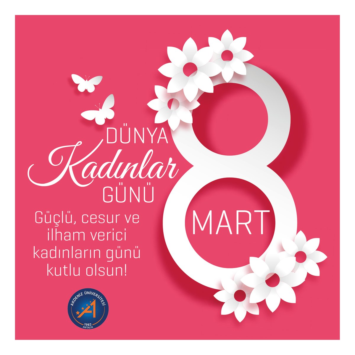 Güçlü, cesur ve ilham verici kadınlarımızın 8 Mart Dünya Kadınlar Günü kutlu olsun!
#8Mart #DünyaKadınlarGünü