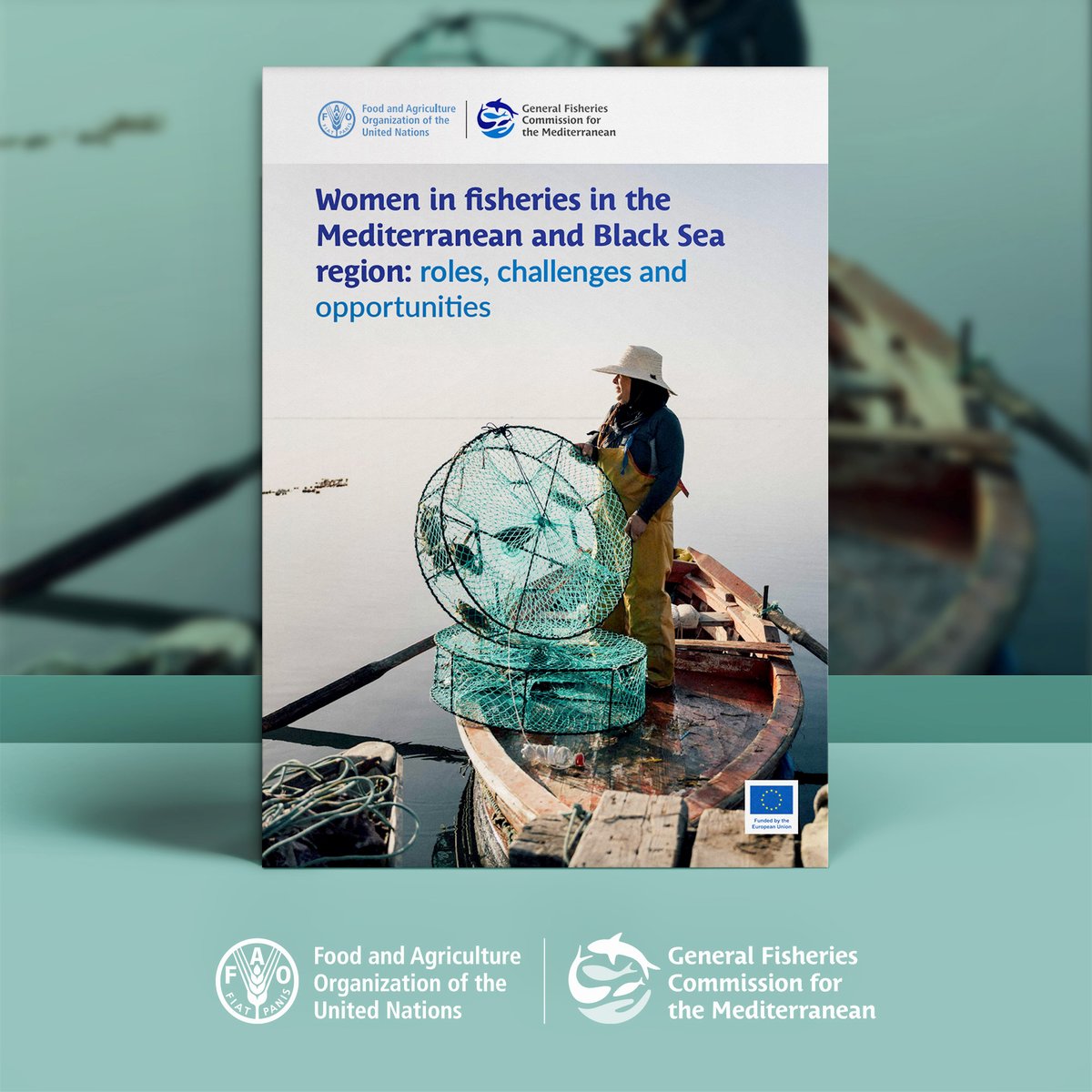 📢Women hold approximately 1/3 of all fishing-related jobs in the #Med & #BlackSea region Data revealed by new #GFCM publication on #women in #fisheries aim to bring the issue of gender equity in fisheries to the forefront of key discussions. 📚fao.org/documents/card… #IWD2024