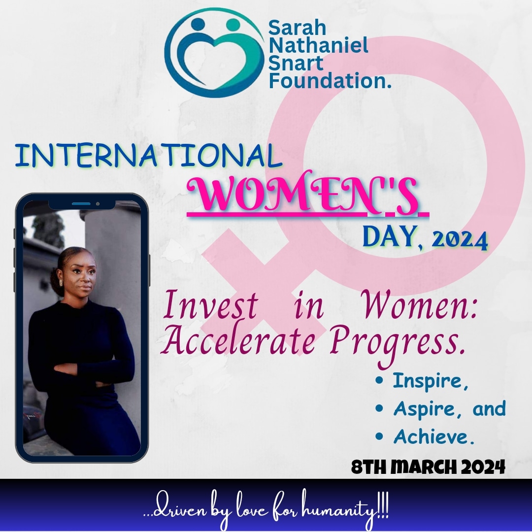 SnartFoundation's tweet photo. "When you empower a woman, you empower a nation". By Joyce Banda.
Happy Women's Day to all women all over the world. π
#IWD2024 #snartfoundation #empowergirls #Greap #InspireInclusion #internationalwomensday https://t.co/F3pSYHHBQY