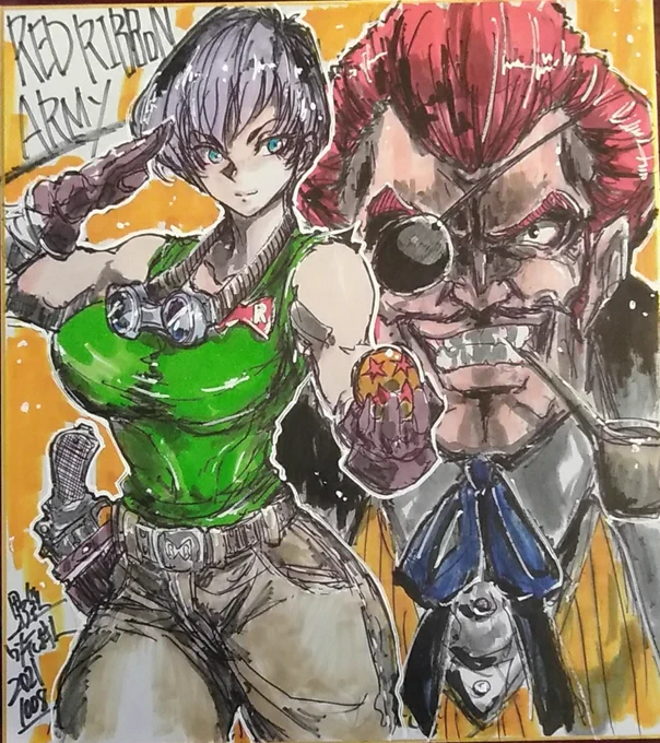 子供の頃はドラゴンボールやドラクエの絵を沢山描いて楽しんでた時期が確実にあった。大人になってからも飛び飛び描いてた事に改めて偉大さ感じます。 