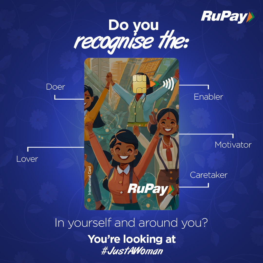 RuPay_npci's tweet image. #JustAWoman who plays all these different roles, and more.

Tag such a woman below and thank them for being a part in your life.

Wishing all women, a Happy Women’s Day!

#RuPay #AskForRuPay #HappyWomensDay #WomensDay #Women