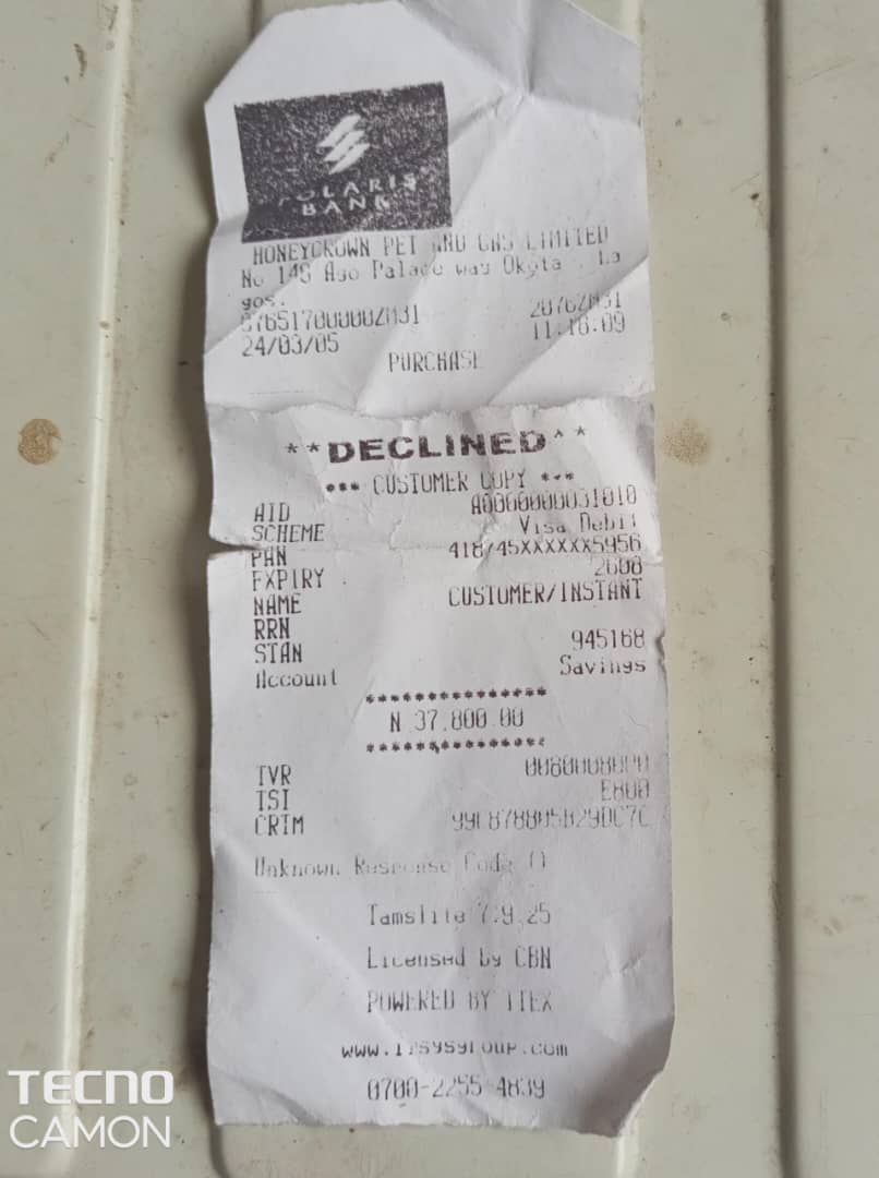 HelenHscientz's tweet photo. @accessbank_help Hi  namahammad isa is my gateman due to he has no Android phone he ask me to help him write here transaction was declined but he was debited 37,800 mahammad isa 1488416844 Access bank  phone number 08104273603  below is the transaction prof  kindly look into it https://t.co/MbqO6arbYT