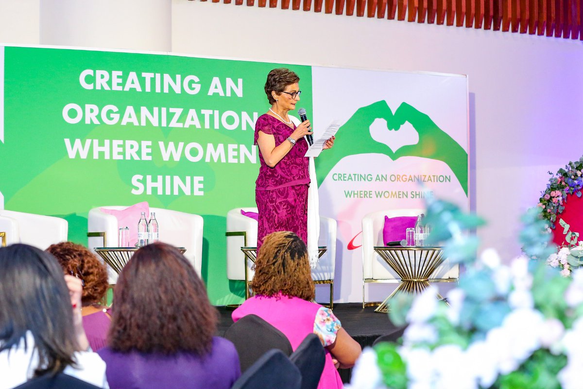 SafaricomPLC's tweet photo. Next up, we had the keynote speaker, Masim Devji, CEO of Diamond Trust Bank Group, who ignited inspiration with her leadership journey. She also imparted invaluable wisdom on work-life balance, continuous education, and the power of hard work. #IWD24 https://t.co/DBPJPZZDoh