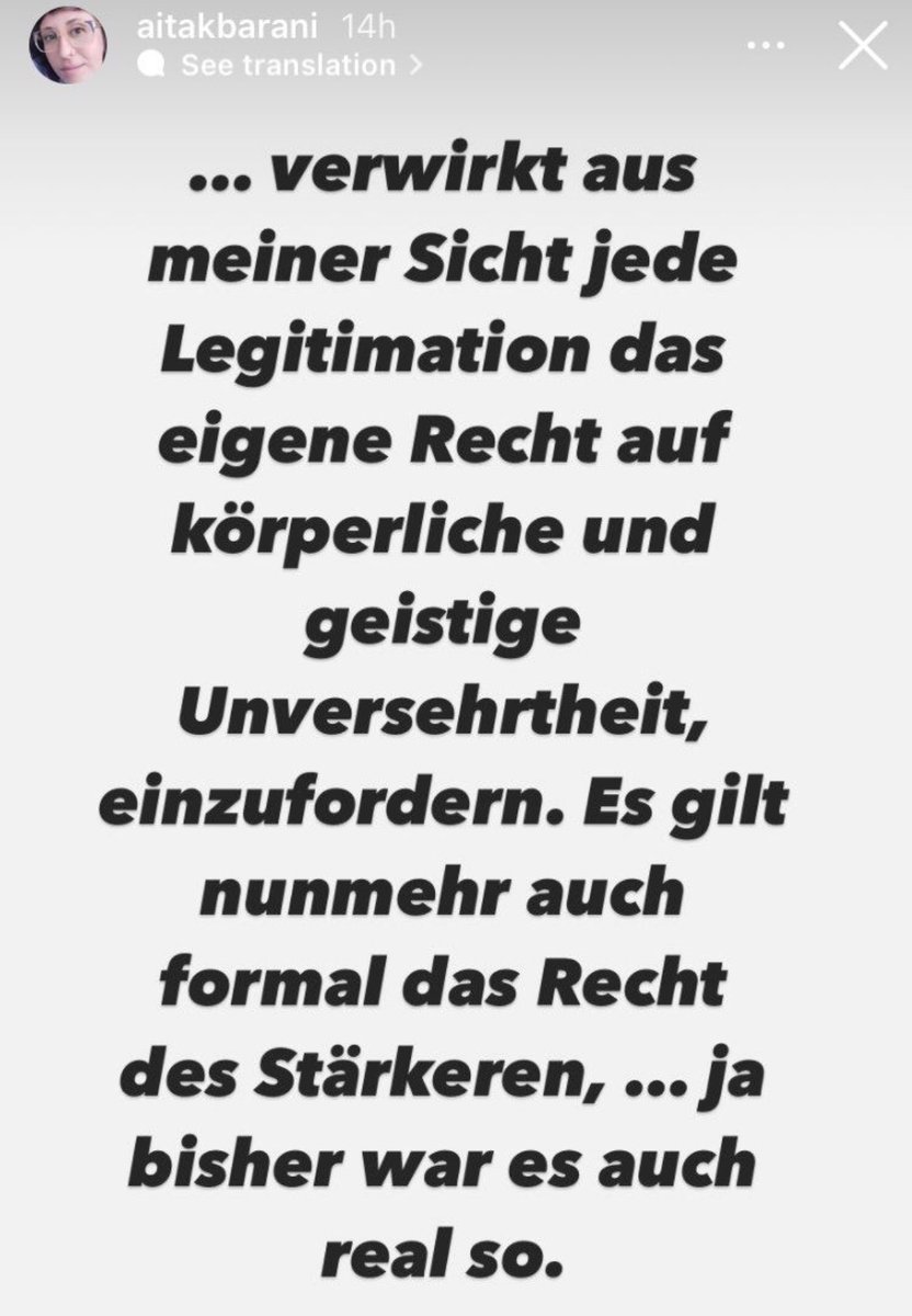 antiswatchffm's tweet photo. Die #Frankfurt|er Vollzeitantisemitin und Teilzeitstudentin an der @goetheuni, Aitak Barani („Die Hamas ist keine Terrororganisation“), droht Menschen die sich solidarisch mit Israel erklären mit physischer Gewalt. https://t.co/BESykGC62m