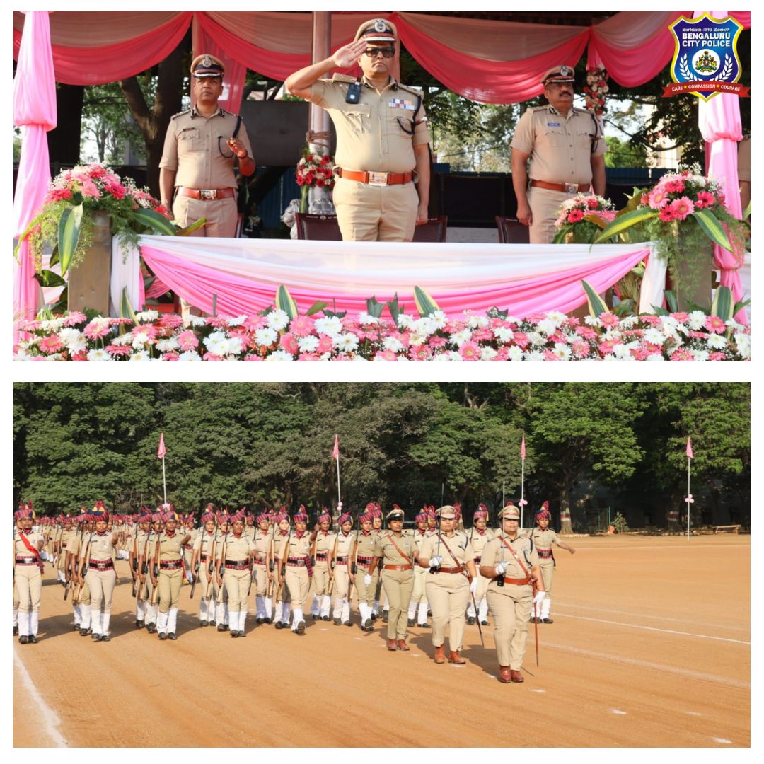 Celebrating #InternationalWomensDay with pride and honor! Today, at CAR Headquarters, Mysore Road, Bengaluru, @CPBlr joined a special monthly service parade, taking salute from a remarkable all-women contingent. Led by women officer @DCPTrWestBCP Anitha.B Haddannanavar, IPS, 10…
