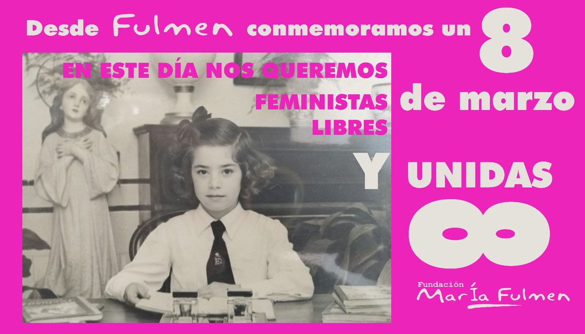 FFulmen's tweet photo. Desde Fulmen conmemoramos el 8 de marzo.
Feministas libres y unidas https://t.co/RN5UuLqbHv
