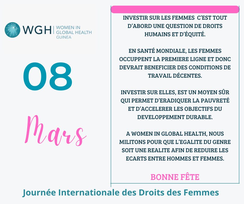 Journée Internationale des droits de la femmesI Nous plaidons sur l'investissement des FemmesI
