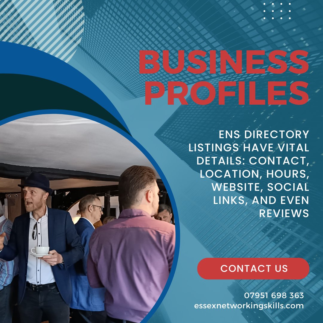 Everything you need to know at your fingertips – Discover it all here! 🌐

essexnetworkingskills.com
mark@essexworkskills.co.uk
07951698363

#Network #Essexnetworkingskills #businessinessex #ENS #networkingessex #businessconnections #onlinevisibility #colchester