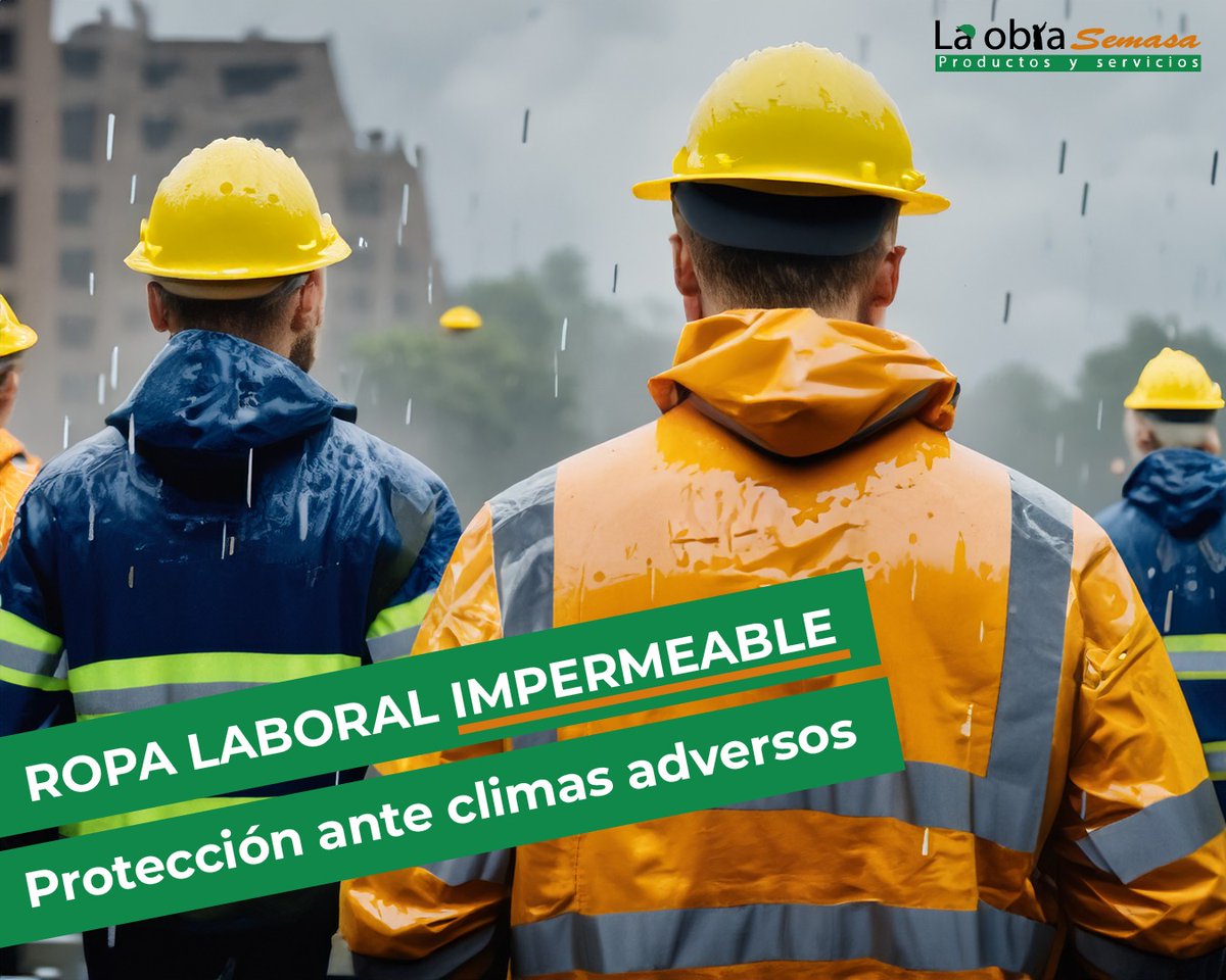 laobrasemasa's tweet photo. ¿Trabajas al aire libre? 
Protégete del frío y la lluvia con La Obra Semasa.

Solicita más información  👉 https://t.co/cqA7e3ev7E https://t.co/YcPwQiTpwg