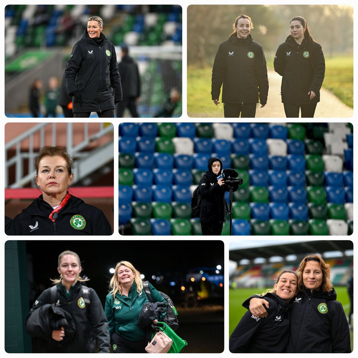 To all the strong, smart, and wonderful women that work tirelessly behind the scenes to make us better, thank you 💚 #HappyInternationalWomensDay @IrelandFootball @ivicasagrande @AngieOMara7 @Sarahsportpsych @caraFG @emmaclinton_ @emmsb30