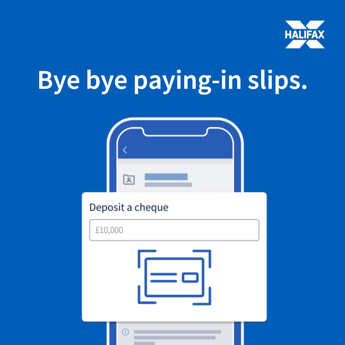 Did you know you can deposit cheques directly to your account using our mobile app? Simply scan and pay in your cheque. Paying in up to £10,000 has never been easier. For more information: spr.ly/6015niNGd