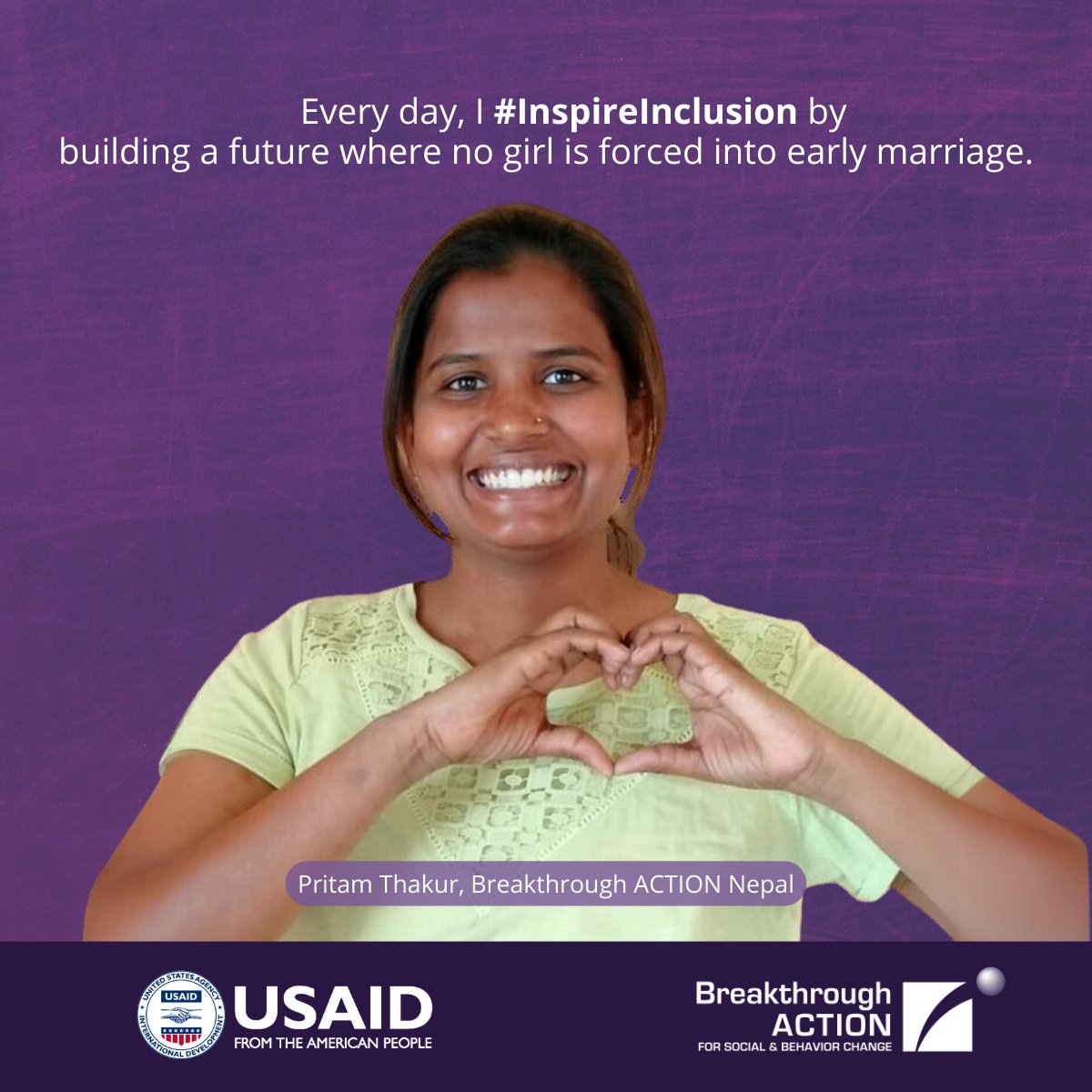 Breakthrough_AR's tweet image. Celebrating the power of #diversity this International Women’s Day! ✨ Our colleagues share their stories of inspiring inclusion, proving that we all rise when we lift each other up. We stand together to #InspireInclusion and pave the way for #equality. #IWD2024 @USAID