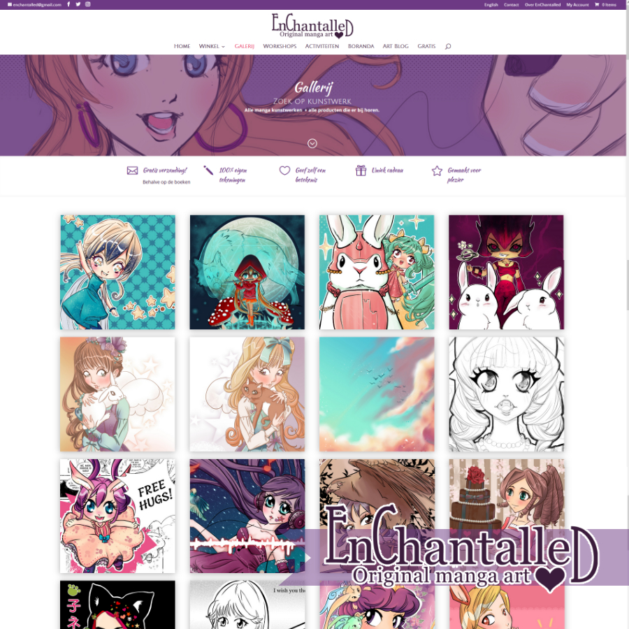 EnChantalled's tweet photo. Laat ik vandaag wat impressies van de EnChantalled webshop geven. 😃

Ik maak geen fanart van bekende series, alles is 100% origineel en door mij getekend. 

Neem rustig een kijkje op: https://t.co/G3HuoOwdGv

#mangakunstenaar #kawaiiwebshop #cadeauidee https://t.co/fG38zJLBta