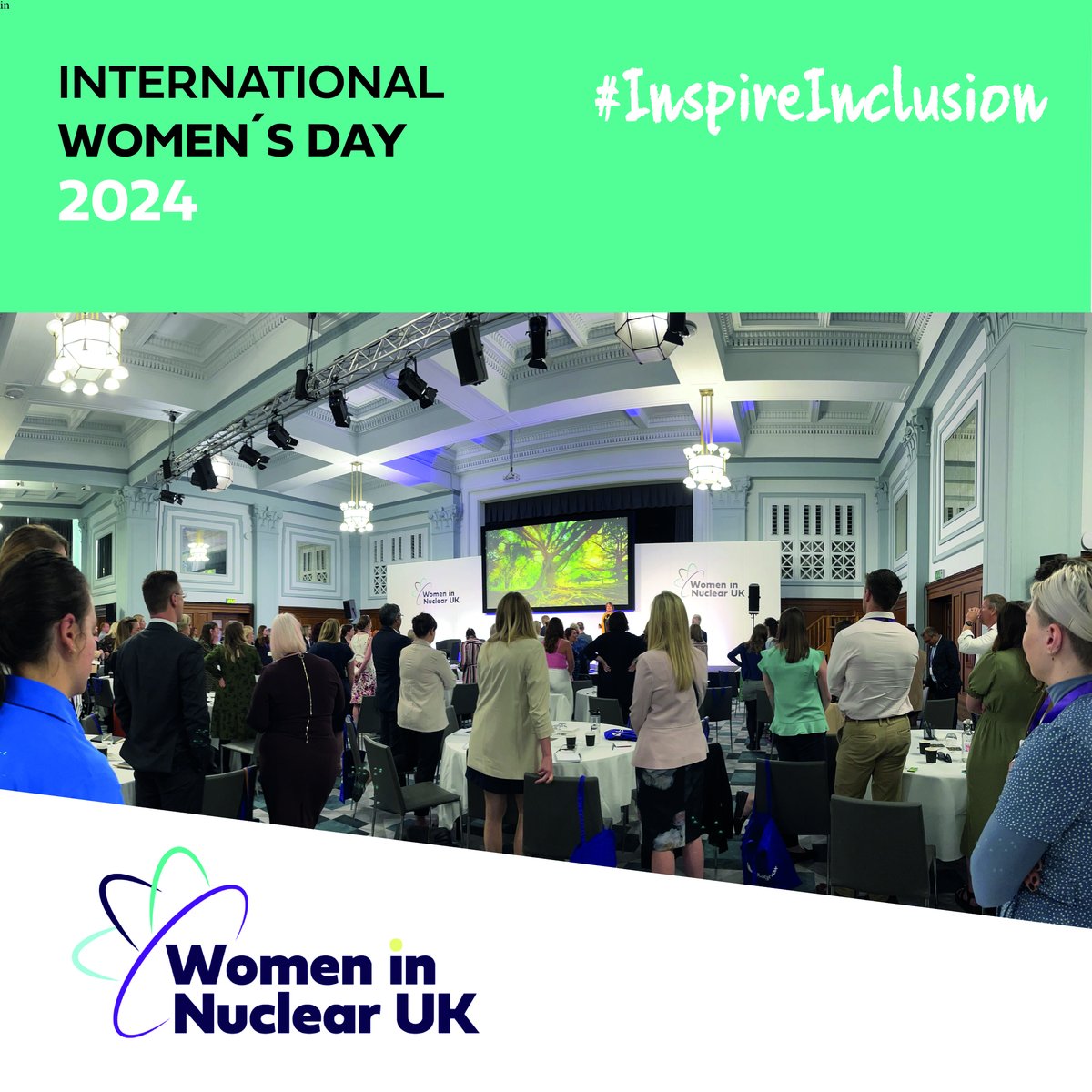 Today we celebrate progress in #inclusion & #diversity. But we don't limit ourselves to just one day. We work to #inspireinclusion across the #nuclear industry everyday, with our mission to address #genderbalance. Find out how you can support us here: winuk.org.uk