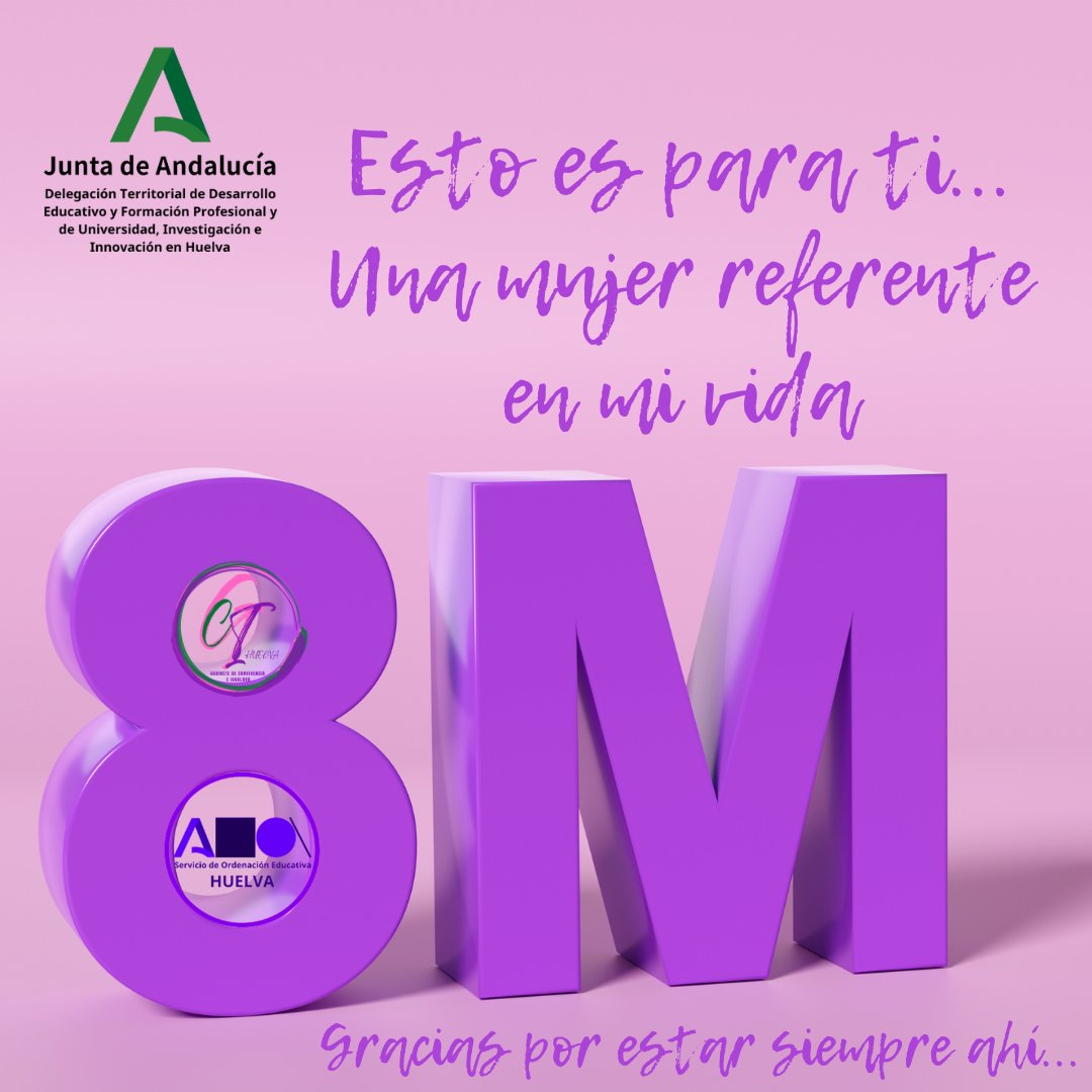 ordenacioneduhu's tweet photo. 8️⃣〽️ 🚺♀️

¡FELICÍTALA! 
Hoy más que nunca...

Descarga ⬇️ la foto, y dile lo importante que es tu vida ♀️
💜💜💜💜💜 https://t.co/5o8PJWZ9DW