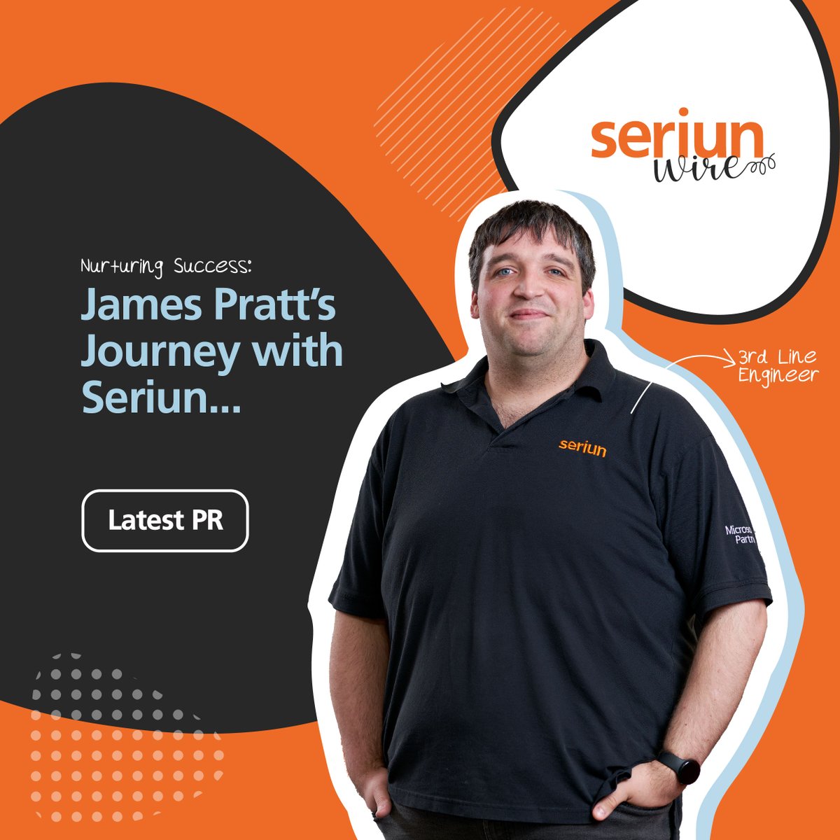 James Pratt’s Journey with MSP Seriun Date: 01/03/2024 MSP Seriun’s Commitment to Employee Growth and Career Progression. In April 2021, James Pratt joined.. lancashare.co.uk/news/james-pra… #GBShared #Lancashare #LancsBiz #ITSolutions #CustomerService #Careers @GBShared @seriun