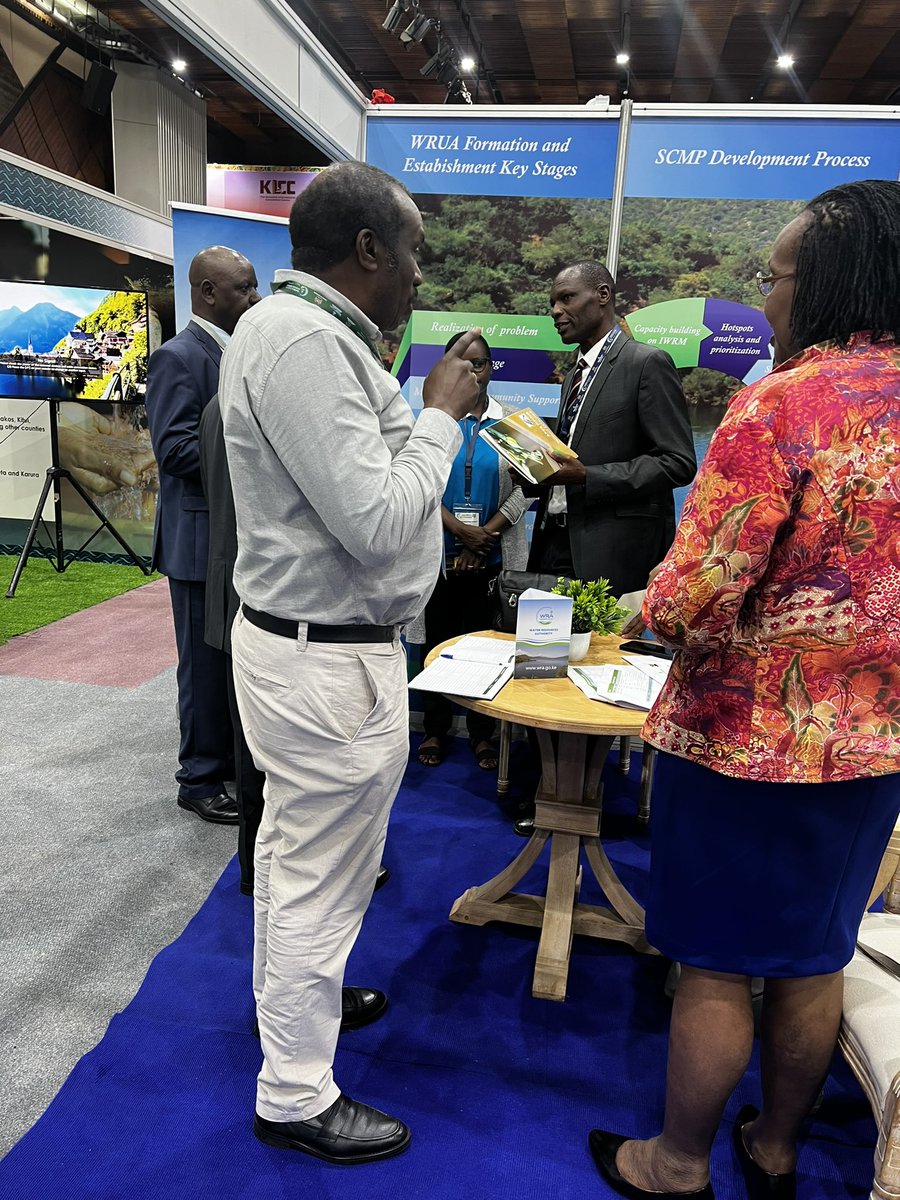 WRA_KEN's tweet photo. WRA is participating and exhibiting at the WASIC conference at KICC. Pass by our booth and let’s discuss issues surrounding E-permitting and WRUAs efforts in conserving water resources .
#accountingforeverydrop https://t.co/G9gXeSZE5A