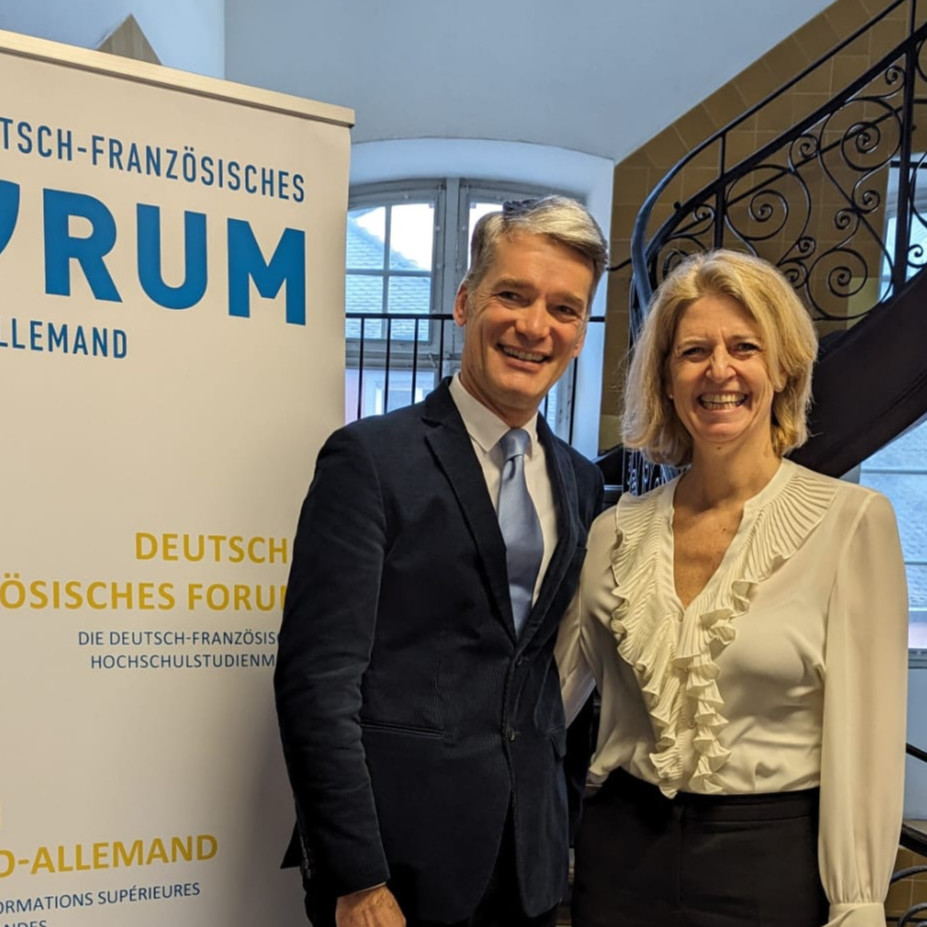 Philippe Gréciano, vice-président de l’UFA, est réélu aux fonctions de président du Forum Franco-Allemand, à Strasbourg, le 7.03.2024.✨ 📅 Rendez-vous au prochain @FFrancoAllemand qui aura lieu les 15/11 et 16/11 à Strasbourg.