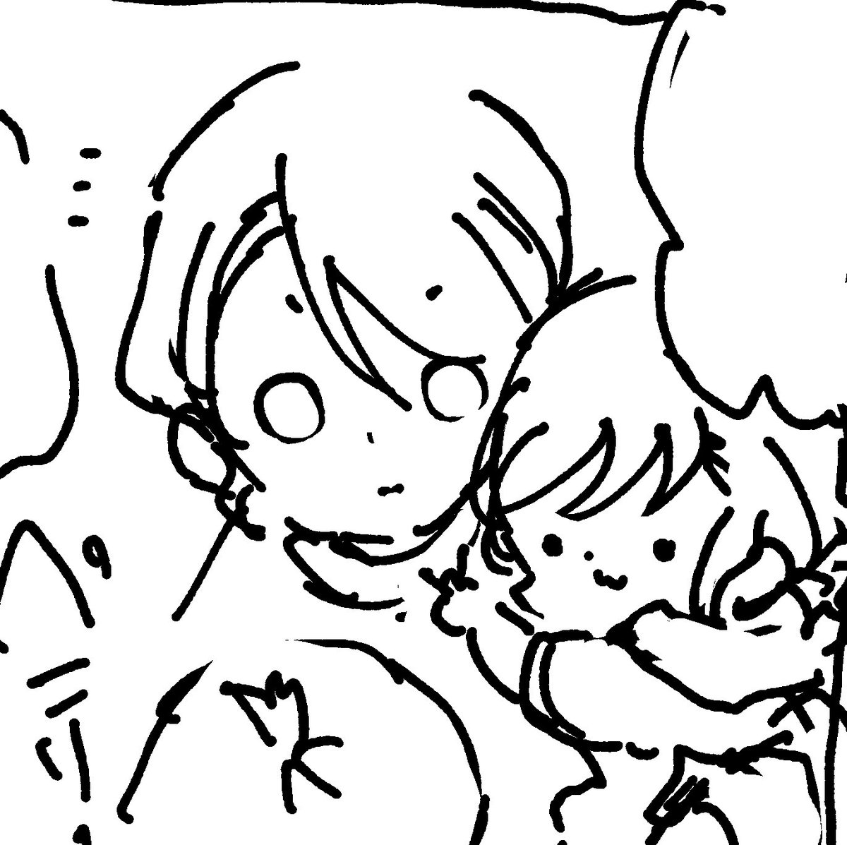 かわいい下書き 