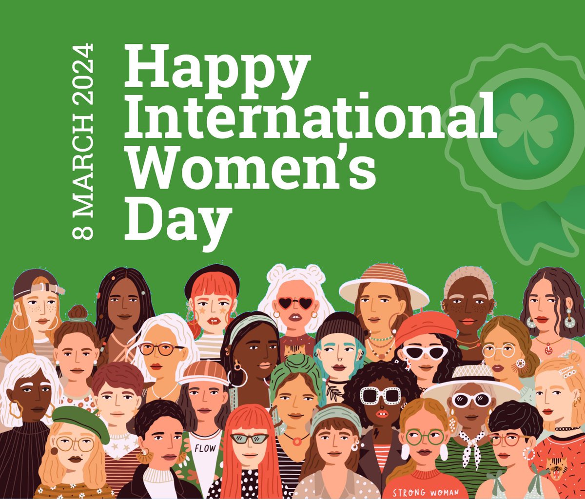 Happy #InternationalWomensDay from all the Team at Shamrock Rosettes!