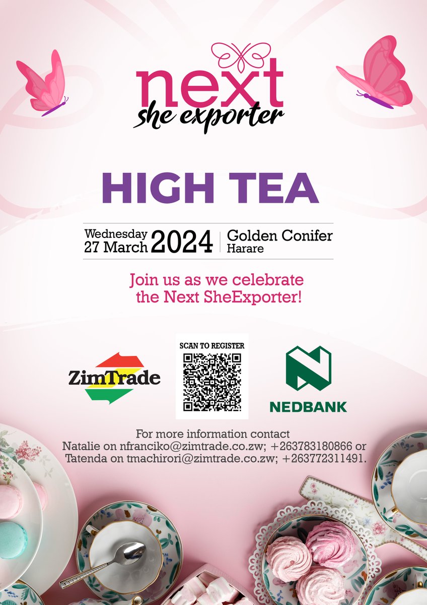 ZimTradeAlerts's tweet photo. #happyInternationalWomensDay2024 #ZimTrade is dedicated to investing in women. To date, we have empowered more than 100 Female businesses through #NextSheExporter program since its inception in 2022.  On 27 March we celebrate more successful participants!  #InvestInWomen https://t.co/9EemoFUJt7