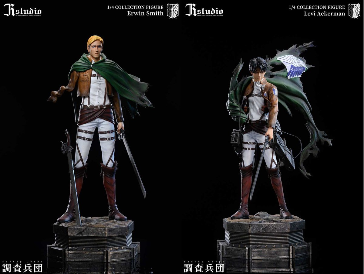 FavorGk's tweet photo. These Levi Ackerman & Erwin Smith figures by JR Studio are now available for pre-order!
#LeviAckerman #ErwinSmith #SurveryCorps #AttackOnTitan #AttackOnTitanFigure #AttackOnTitanFans #AttackOnTitanAnime #AttackOnTitanSeries #Anime #JRStudio
https://t.co/Cy9cNARbyo https://t.co/Ip18mUK15e